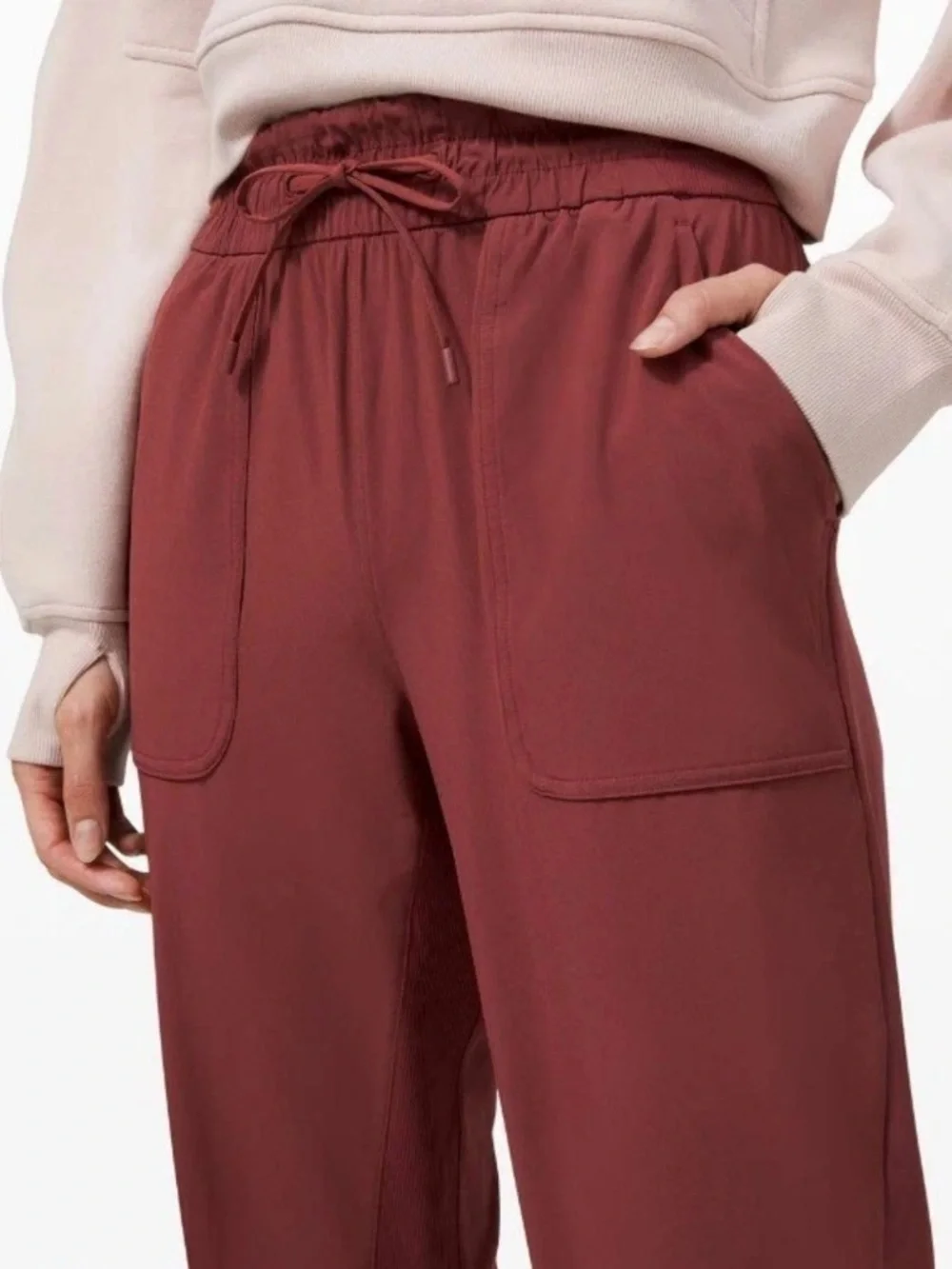 Lululemon Beyond Studio Pants Size 8 Savannah Cinch Hem Jogger